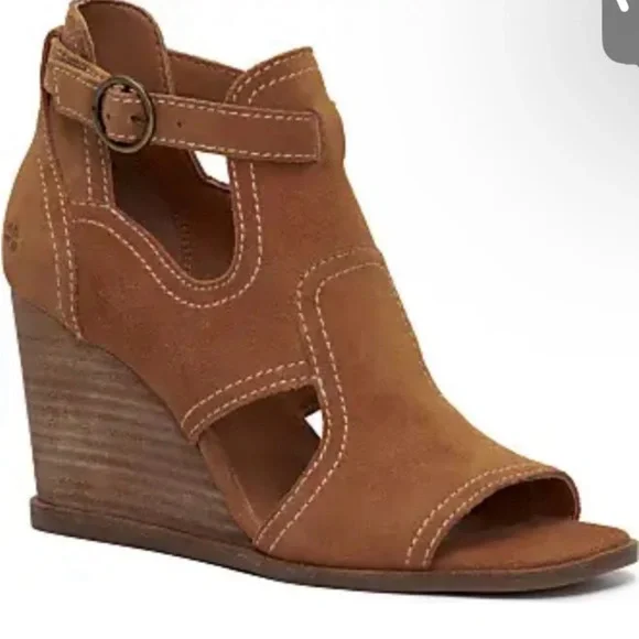 Sold NWT LUCKY BRAND LUKILI WEDGE SANDAL SIZE 9 - Picture 4 of 11